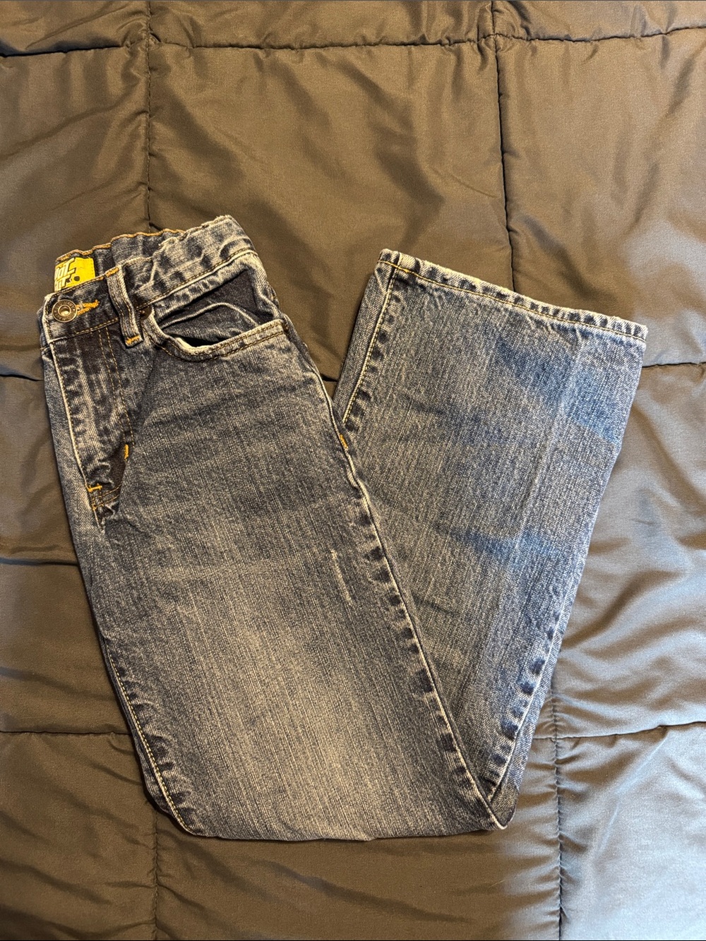 Old Navy Boys Bootcut Jeans in Washed Blue size 10 Slim